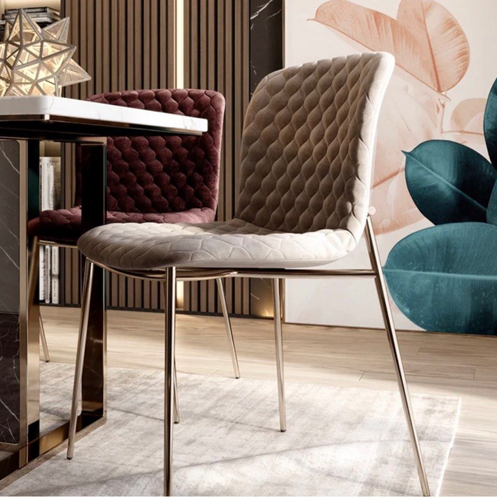 LARF Luxurious Velvet Dining Chair