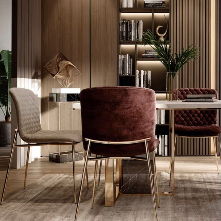 LARF Luxurious Velvet Dining Chair