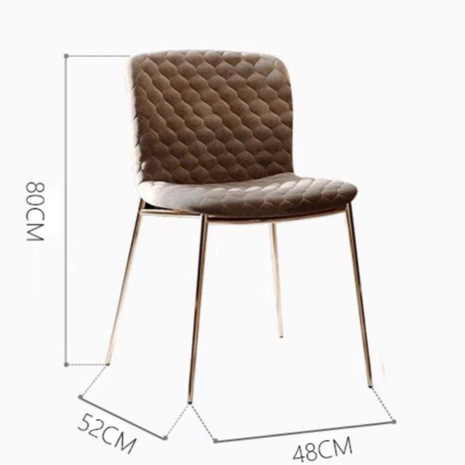 LARF Luxurious Velvet Dining Chair