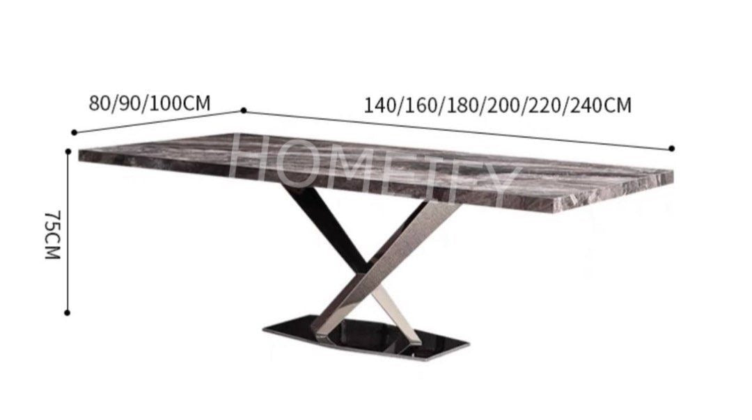 ACOSTA Modern Marble Dining Table