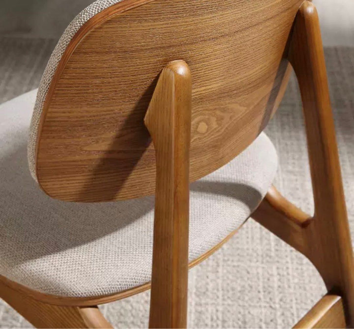 GABBY Modern Oak Wood Dining Chair