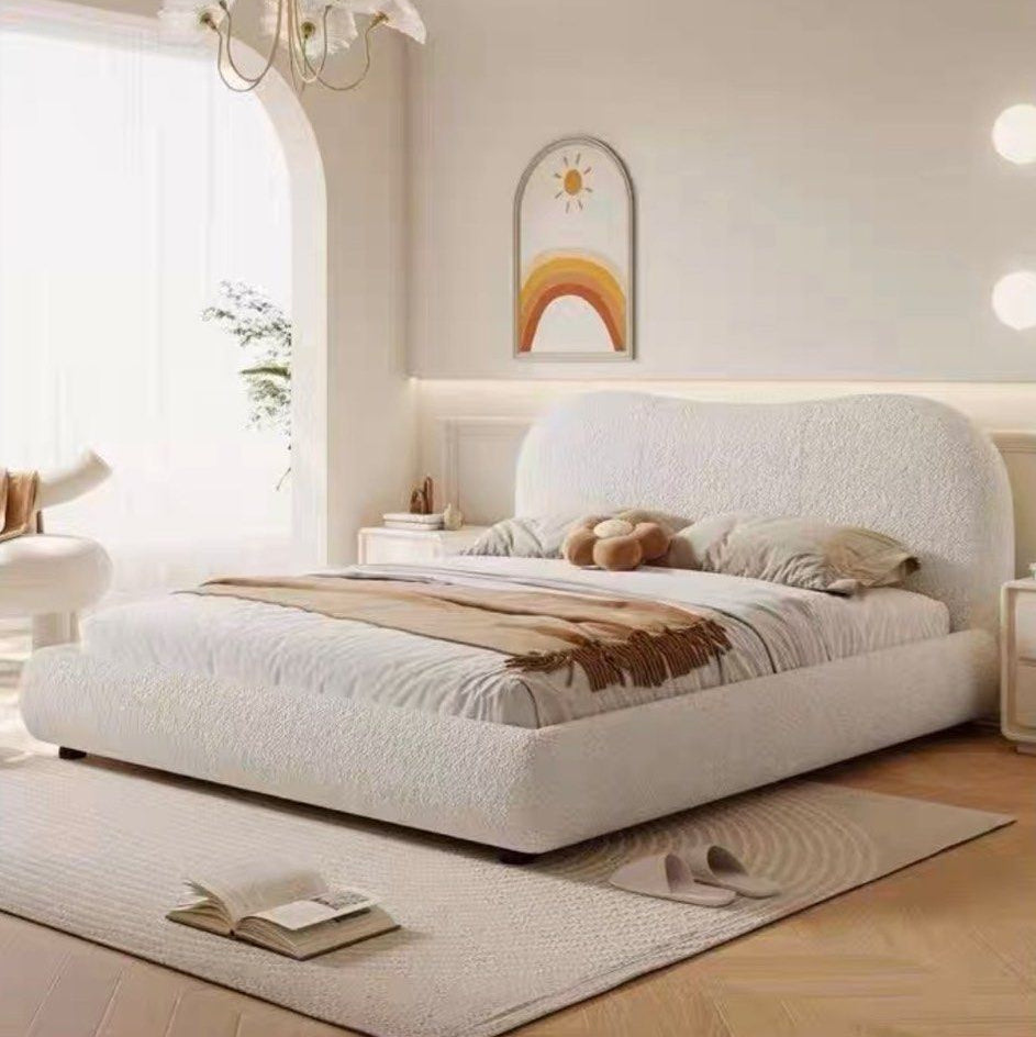 ASCRO Modern Boucle Bedframe