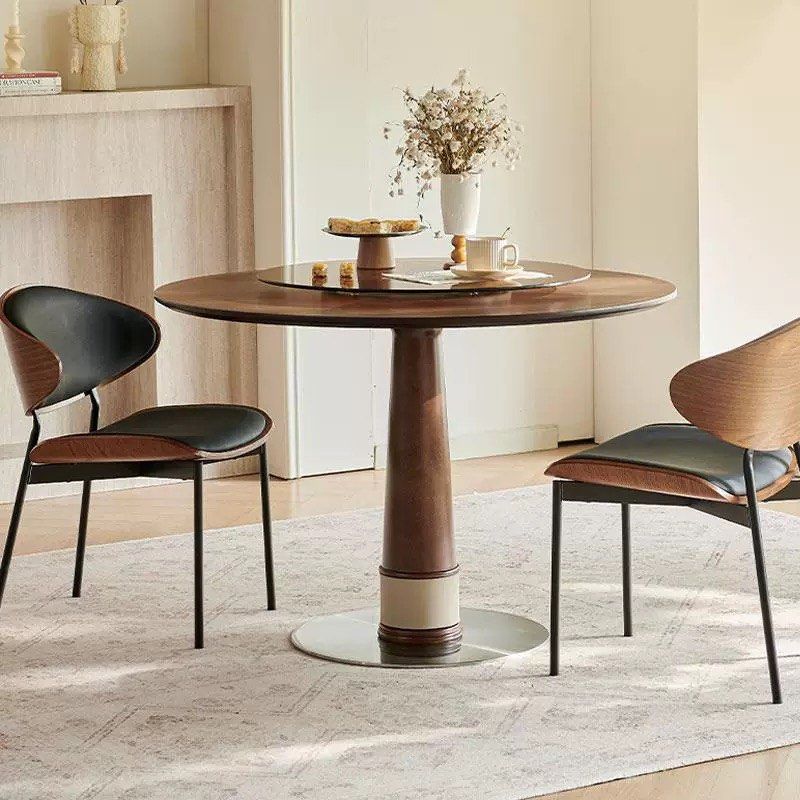 ASHJON Herringbone Solid Wood Dining Table