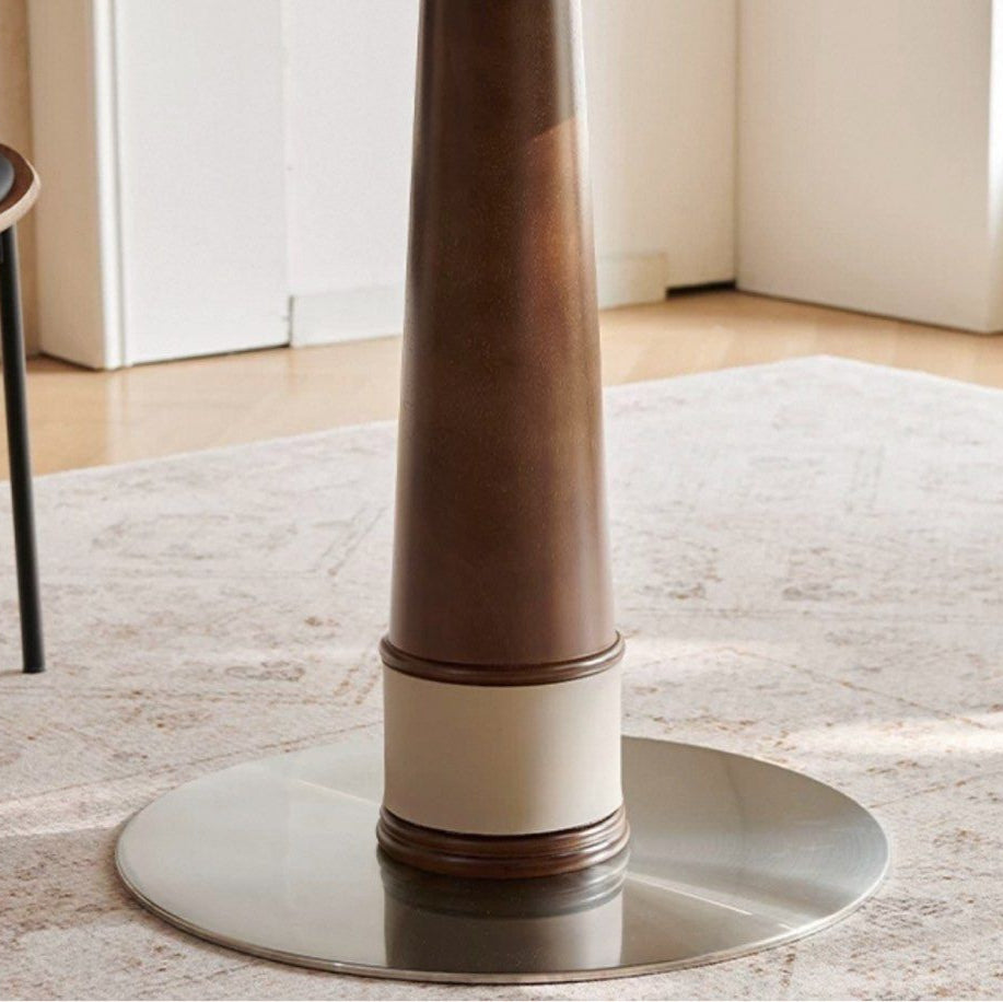 ASHJON Herringbone Solid Wood Dining Table
