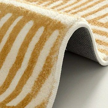 ELSBY Geometric Yellow Area Rug