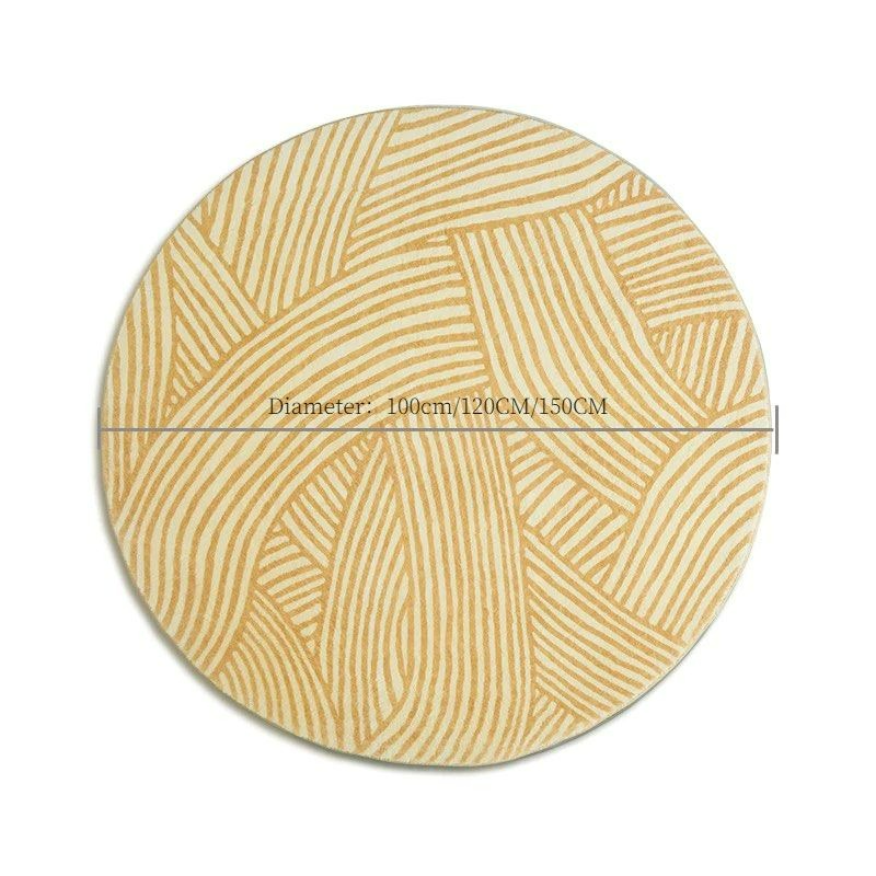 ELSBY Geometric Yellow Area Rug