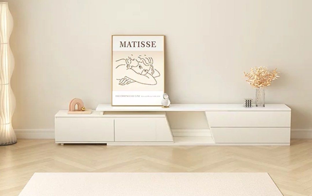 KANTAROS Modern Extendable TV Console & Coffee Table