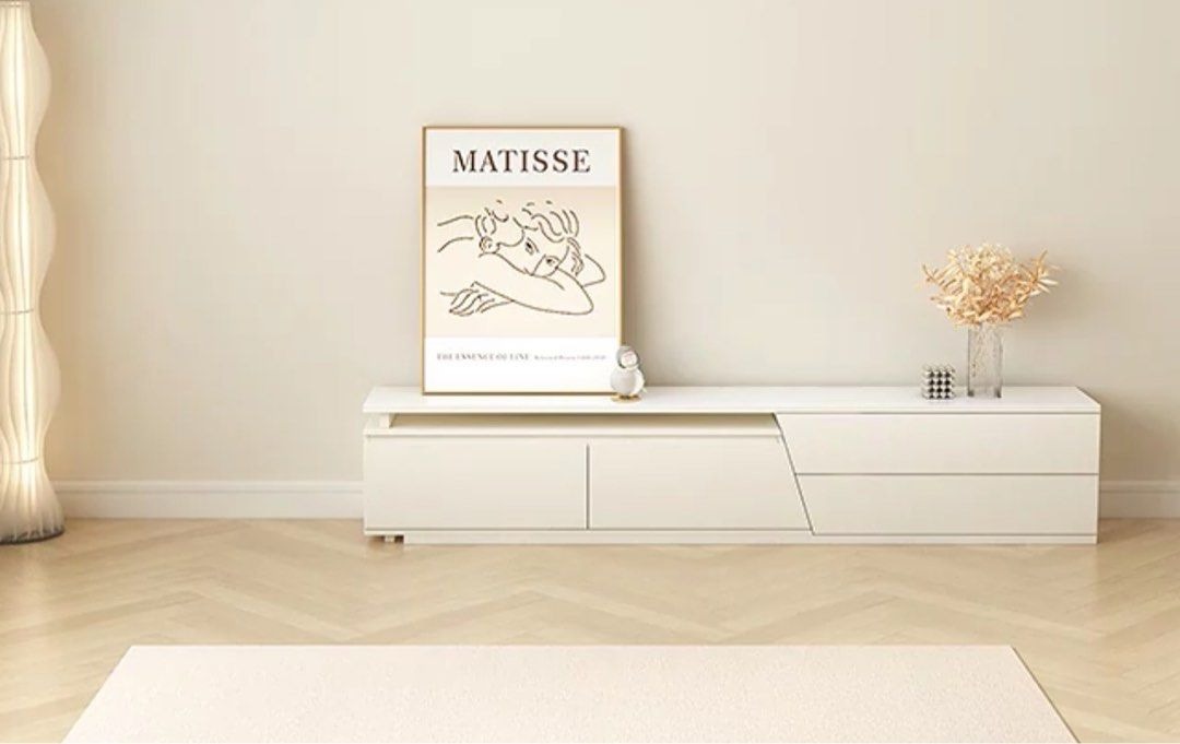 KANTAROS Modern Extendable TV Console & Coffee Table