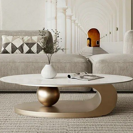 RENNER Modern Marble Coffee Table