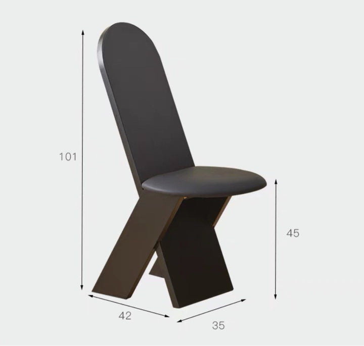 NORRIN Mid-Century Solid Wood Dining Chair