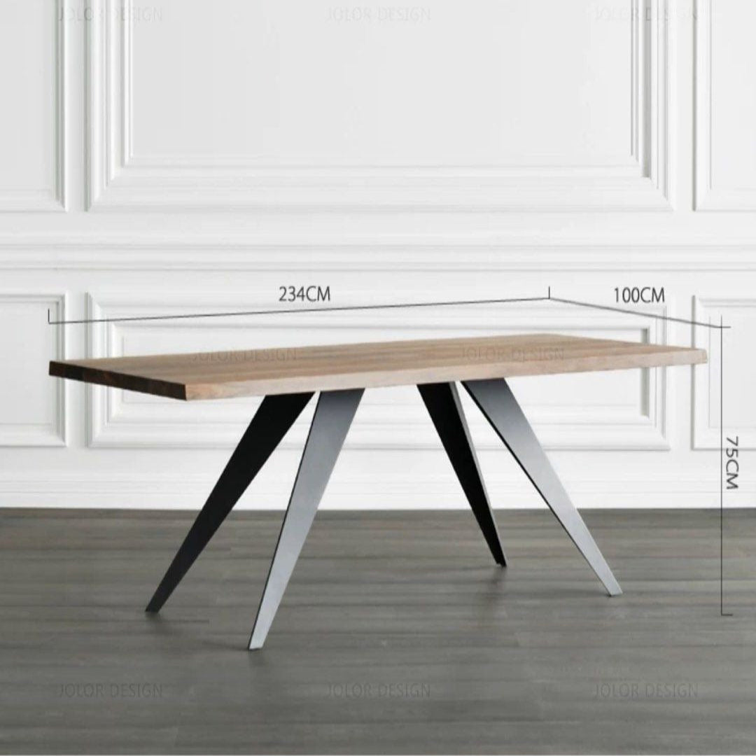 HOPKINS Modern Solid Wood Dining Table