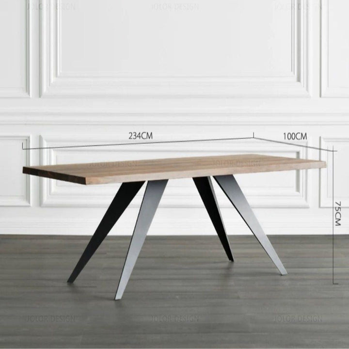 HOPKINS Modern Solid Wood Dining Table