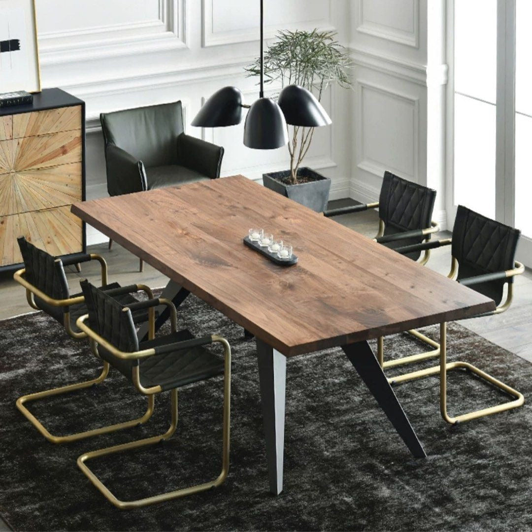 HOPKINS Modern Solid Wood Dining Table