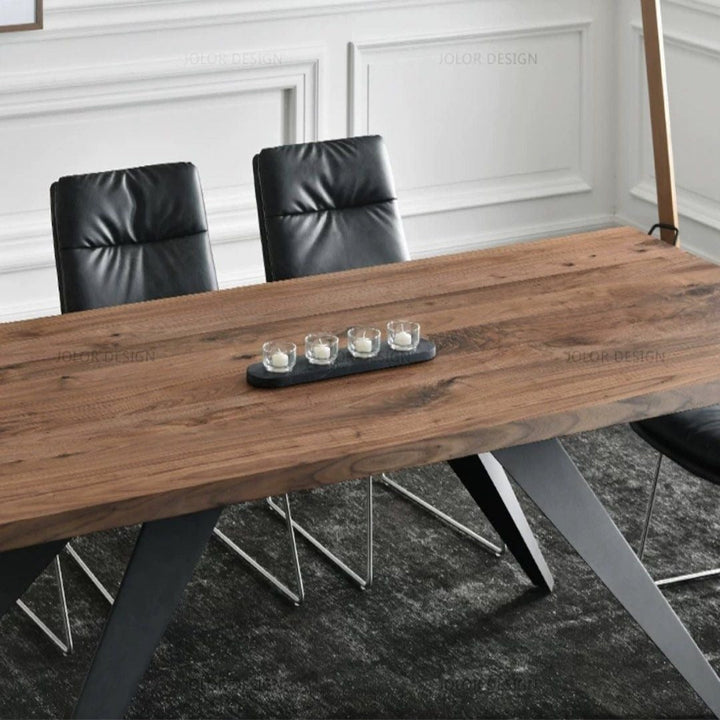 HOPKINS Modern Solid Wood Dining Table