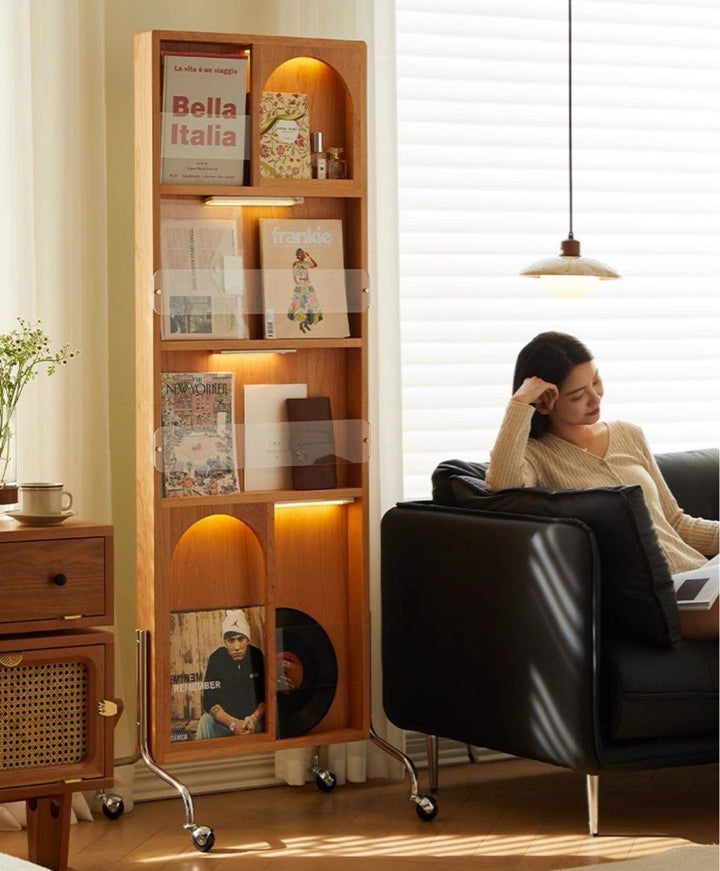 TEREZA Solid Wood Mirror Display Stand