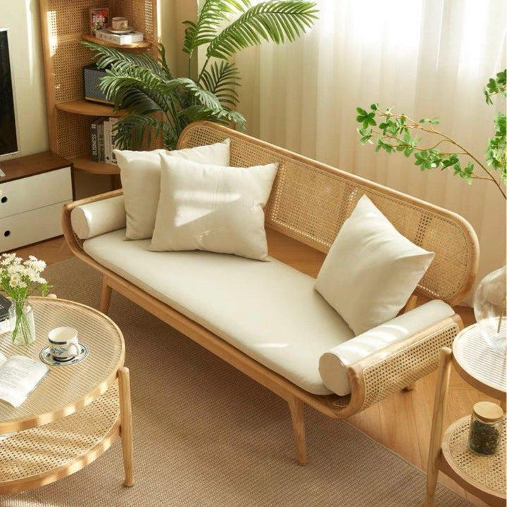 BELMORO Modern Rattan Sofa