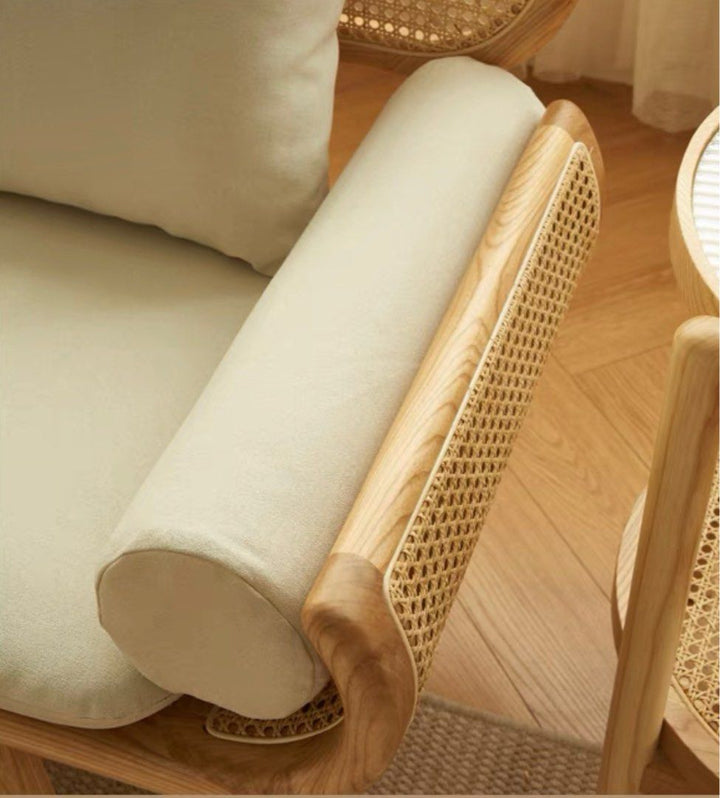 BELMORO Modern Rattan Sofa