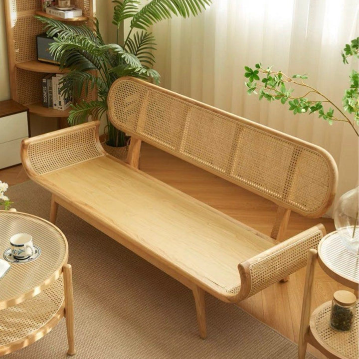 BELMORO Modern Rattan Sofa