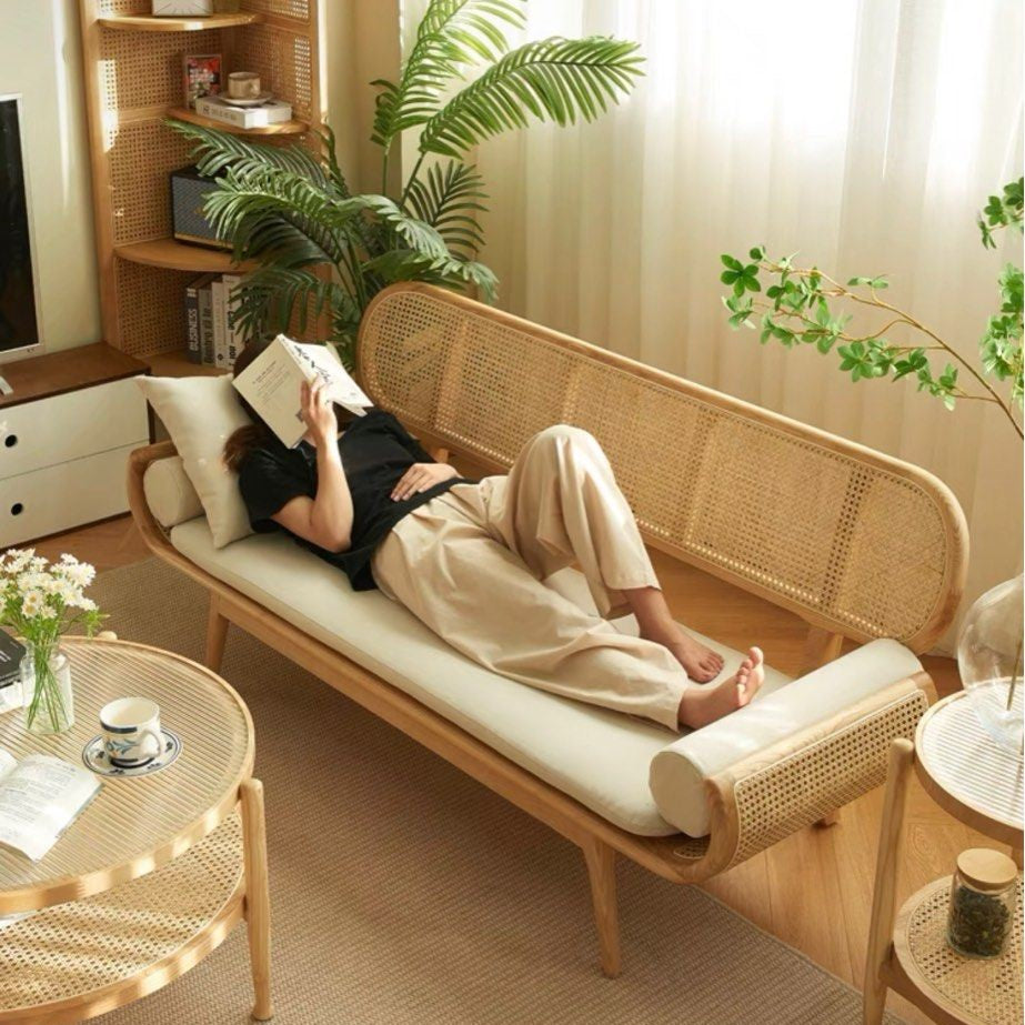 BELMORO Modern Rattan Sofa