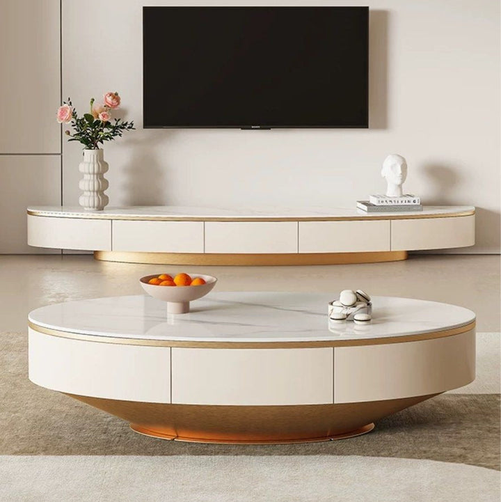 SABYN Modern TV Console & Coffee Table