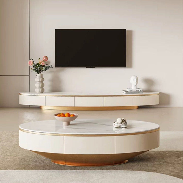SABYN Modern TV Console & Coffee Table