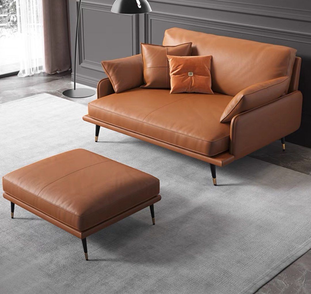 BELMIRA Modern Leather Sofa
