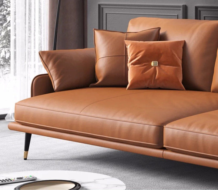 BELMIRA Modern Leather Sofa
