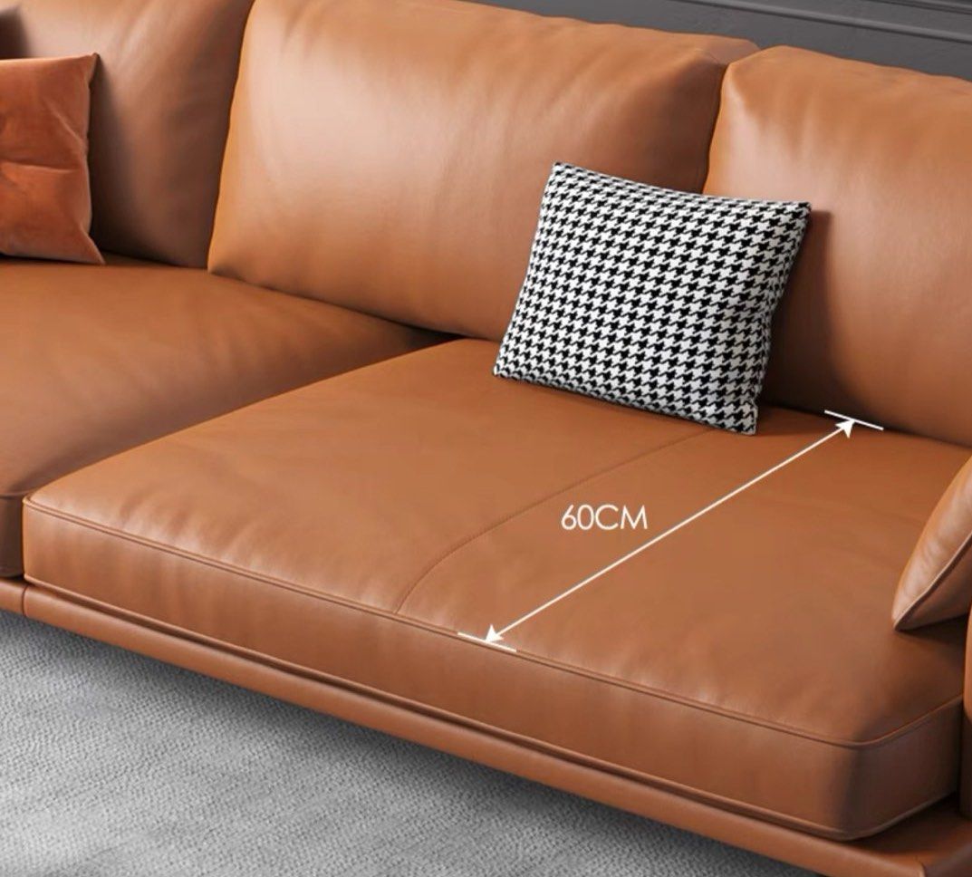 BELMIRA Modern Leather Sofa