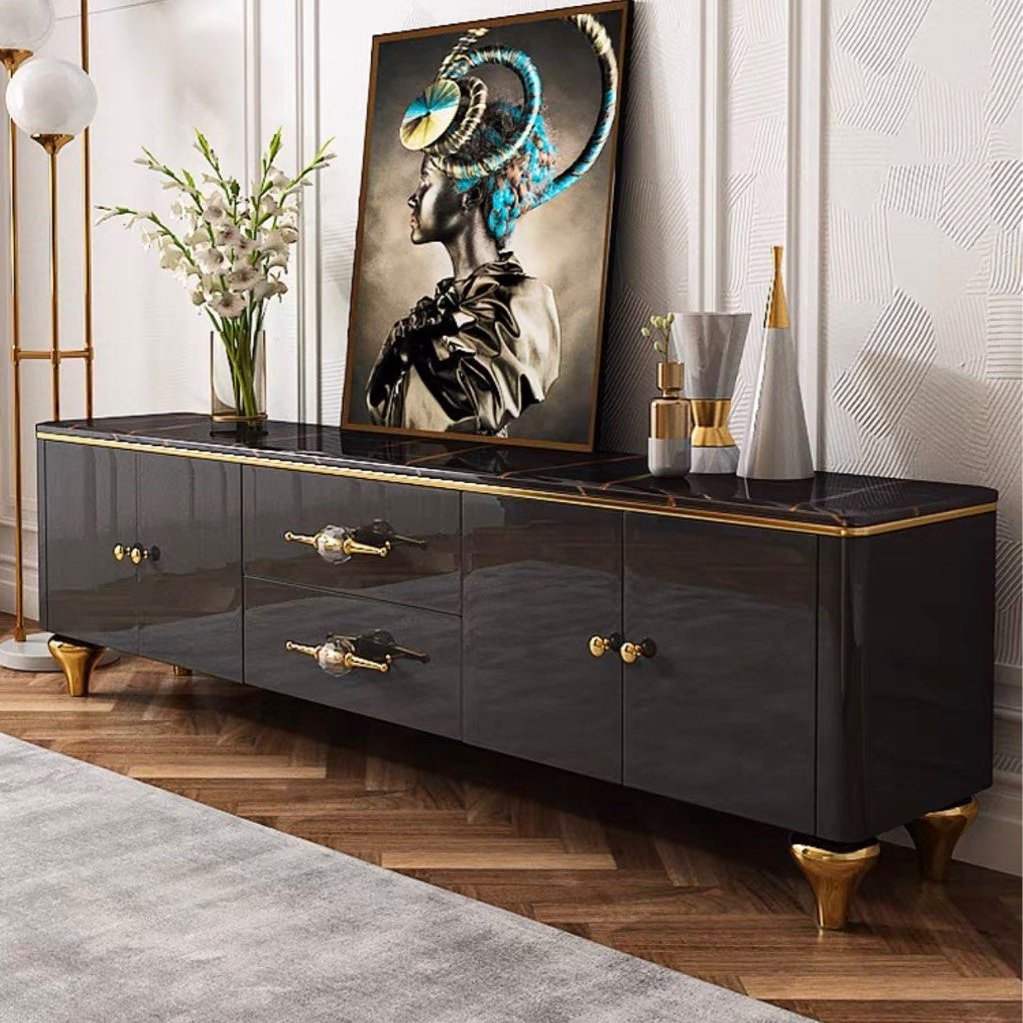 ELRAN Modern Sintered Stone TV Console