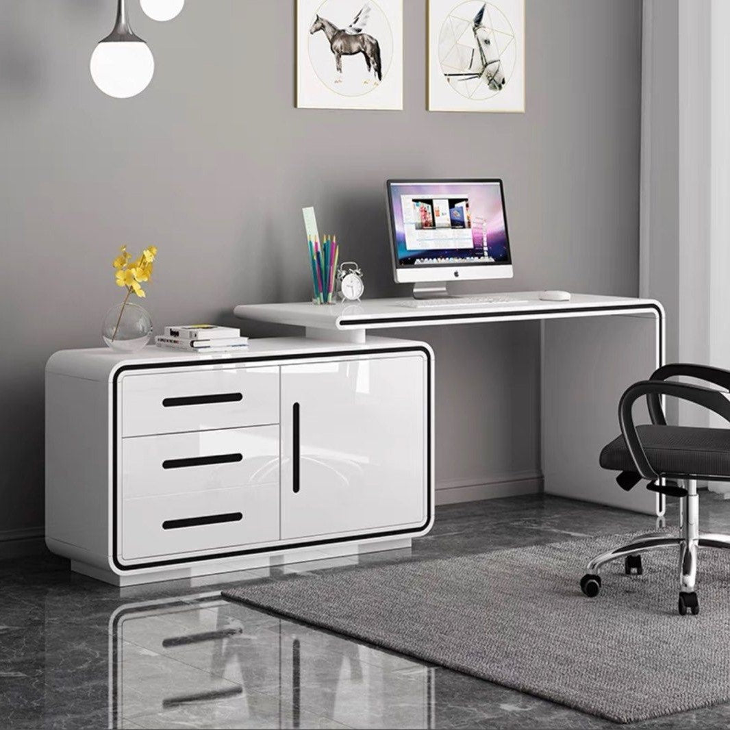 EVANOR Modern Rotatable Work Desk