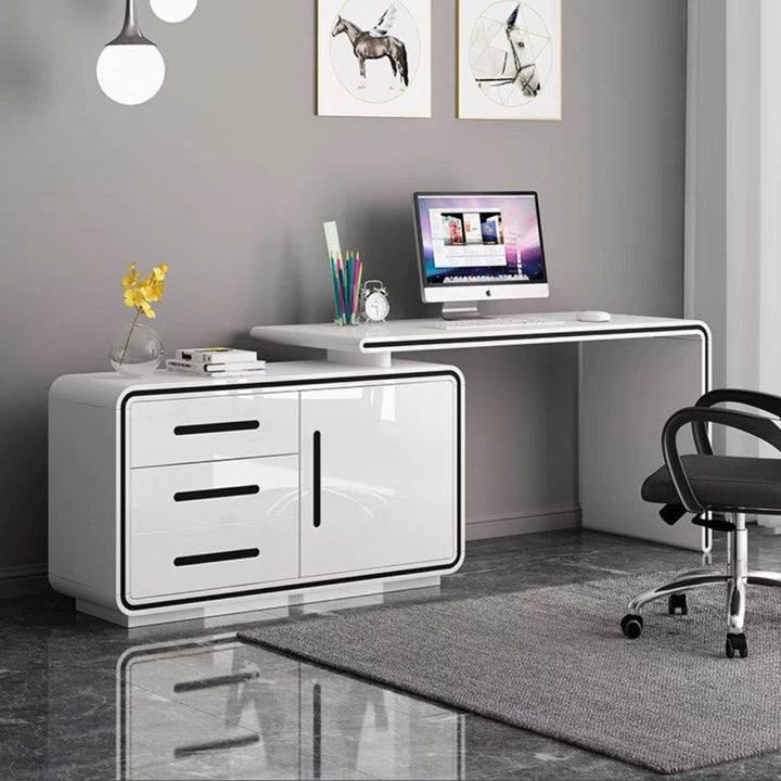 EVANOR Modern Rotatable Work Desk