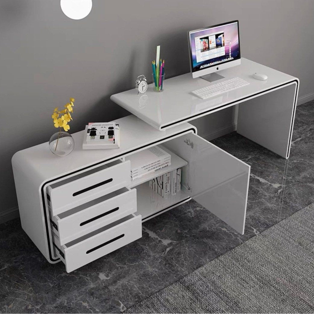 EVANOR Modern Rotatable Work Desk