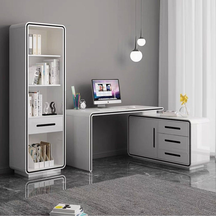 EVANOR Modern Rotatable Work Desk