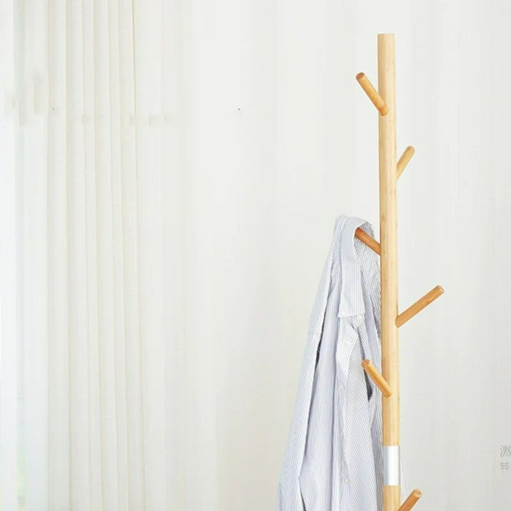 BERK Bamboo Coat Rack