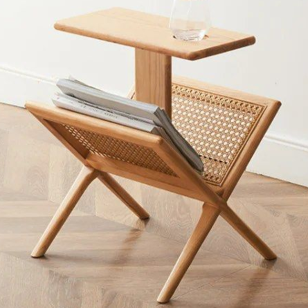 ZAPATA End Table With Mini Bookcase