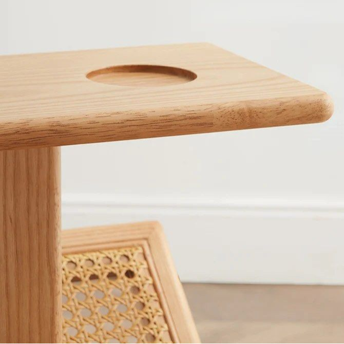 ZAPATA End Table With Mini Bookcase