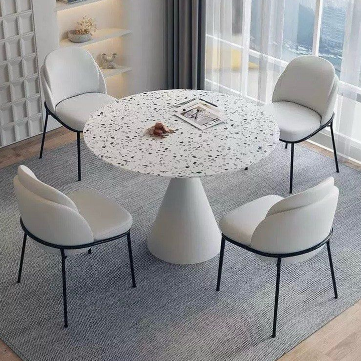 NOELANI Modern Sintered Stone Round Dining Table