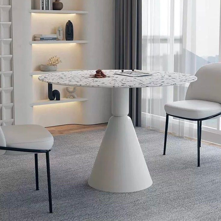 NOELANI Modern Sintered Stone Round Dining Table