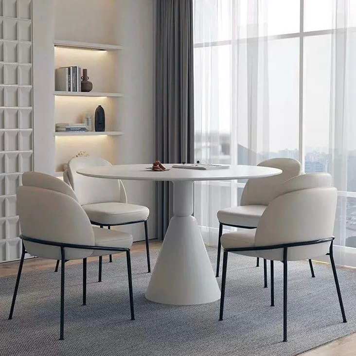 NOELANI Modern Sintered Stone Round Dining Table