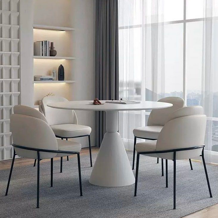 NOELANI Modern Sintered Stone Round Dining Table