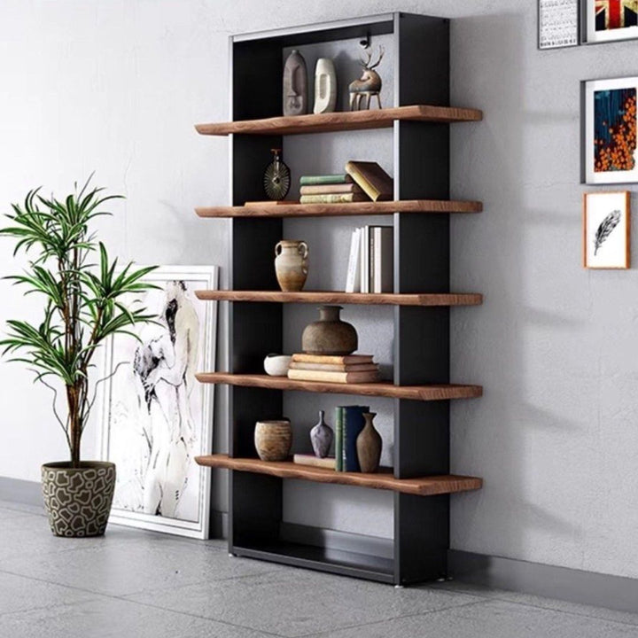 EUNICE Industrial Pine Wood Shelf