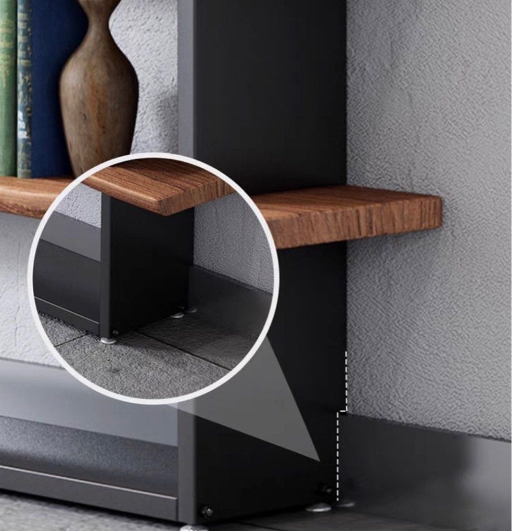 EUNICE Industrial Pine Wood Shelf
