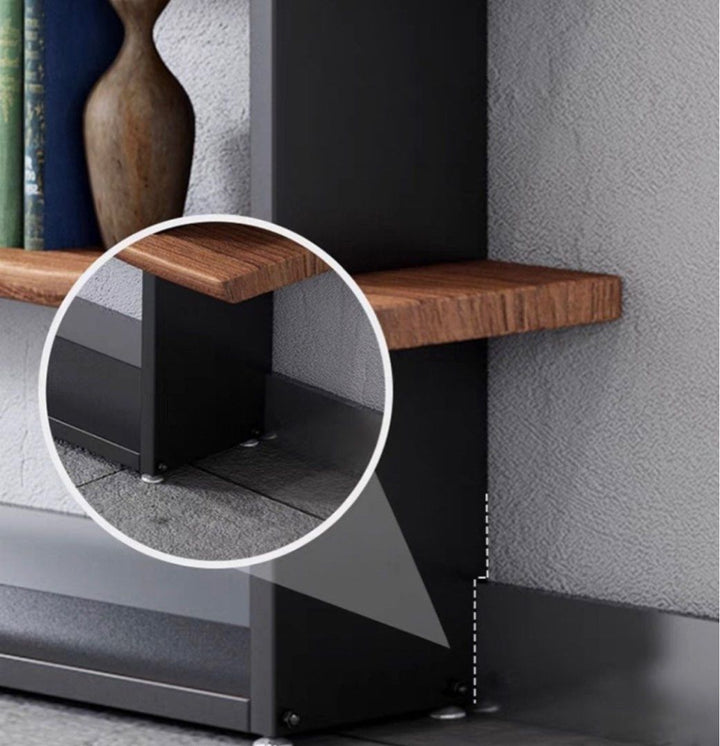 EUNICE Industrial Pine Wood Shelf