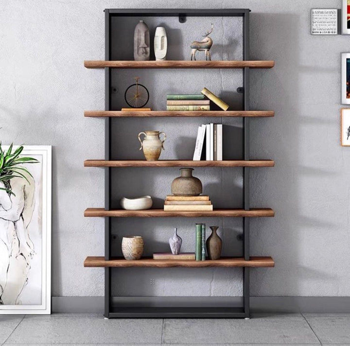 EUNICE Industrial Pine Wood Shelf
