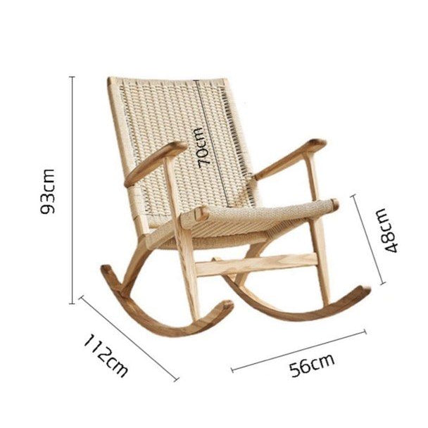 BARON Japandi Rocking Chair