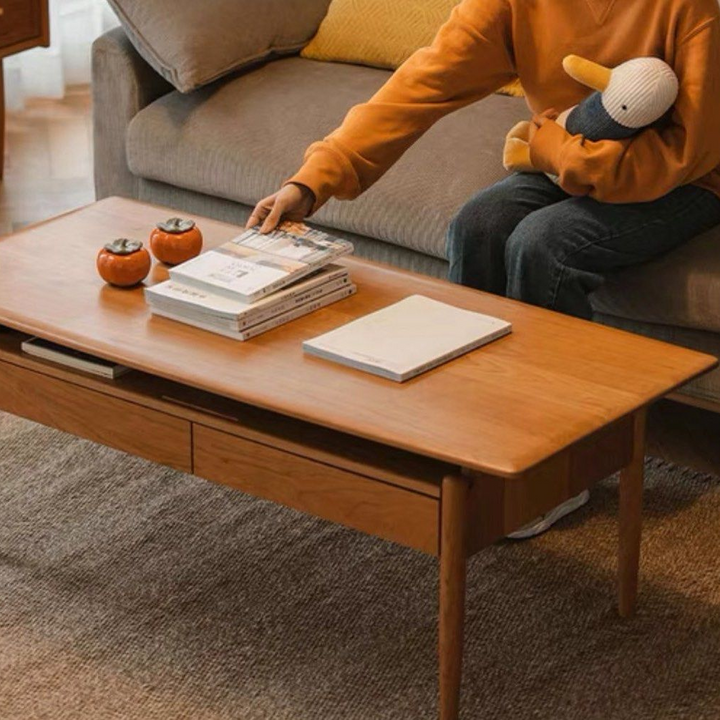 PERRY Solid Wood Coffee Table