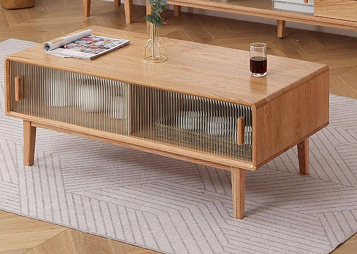 GARRETT Solid Wood Coffee Table