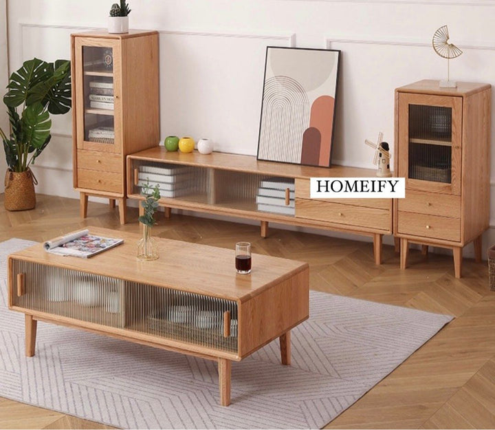 GARRETT Solid Wood Coffee Table