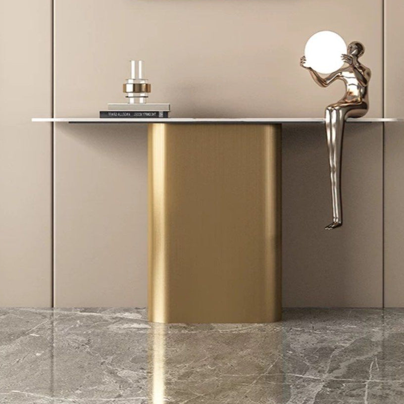 VASHTI Modern Sintered Stone Console Table