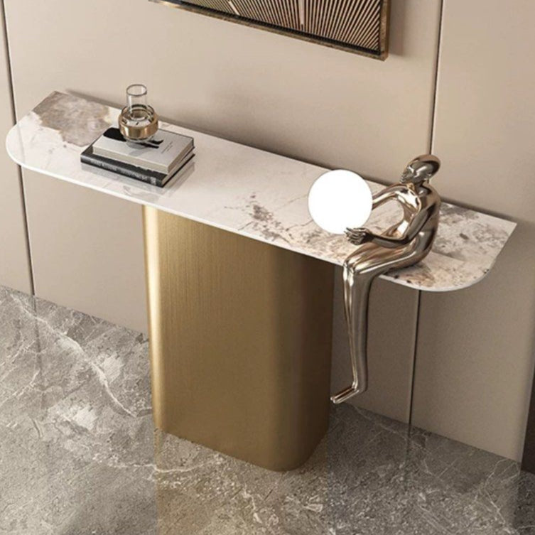 VASHTI Modern Sintered Stone Console Table